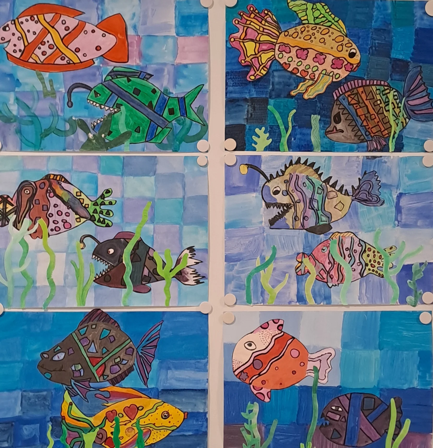 Bild: Stufe 6 - Wir malen wie Paul Klee
