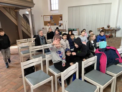 Vorschaubild: Zuschauerraum im Seitrenschiff der Marienkirche
