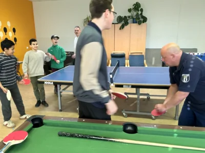 Foto des Albums: Tischtennis mit den Kids von der Albert-Gutzmann-Schule