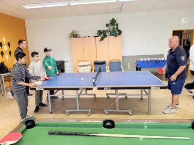Foto des Albums: Tischtennis mit den Kids von der Albert-Gutzmann-Schule