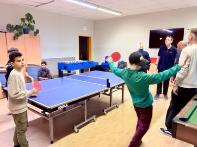 Foto des Albums: Tischtennis mit den Kids von der Albert-Gutzmann-Schule