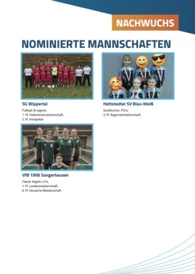 Foto des Albums: Nominierungsheft 32. Sportlerball