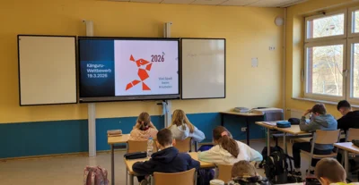 Kinder der 3. bis 6. Klasse knobeln beim K&auml;nguru-Wettbewerb am 19.03.2026  (Bild vergr&ouml;&szlig;ern)