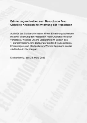 Foto des Albums: Besuch Charlotte Knobloch
