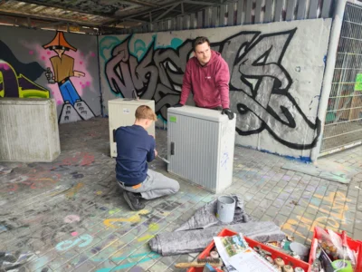 Foto des Albums: Jugendliche gestalten Kabelverteiler in Falkensee - Auftaktworkshop am 24. März 2026
