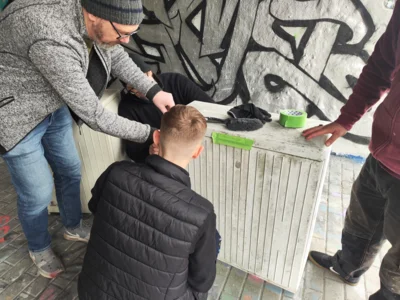 Foto des Albums: Jugendliche gestalten Kabelverteiler in Falkensee - Auftaktworkshop am 24. März 2026