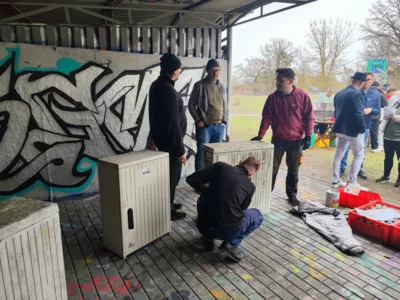 Foto des Albums: Jugendliche gestalten Kabelverteiler in Falkensee - Auftaktworkshop am 24. März 2026