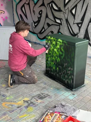Foto des Albums: Jugendliche gestalten Kabelverteiler in Falkensee - Auftaktworkshop am 24. März 2026
