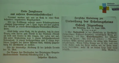 Foto des Albums: Festakt 100 Jahre Diakonie-Gemeinschaft Puschendorf