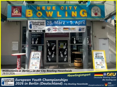 Foto des Albums: Fotoalbum 2 von den European Youth Championships 2026 in Berlin, City-Bowling Hasenheide