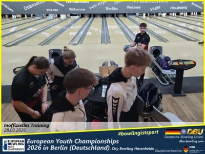 Foto des Albums: Fotoalbum 2 von den European Youth Championships 2026 in Berlin, City-Bowling Hasenheide