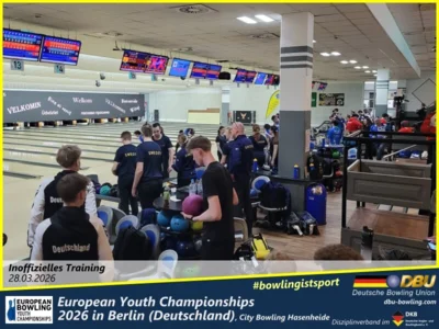 Foto des Albums: Fotoalbum 2 von den European Youth Championships 2026 in Berlin, City-Bowling Hasenheide