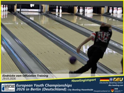 Foto des Albums: Fotoalbum 3 von den European Youth Championships 2026 in Berlin, City-Bowling Hasenheide