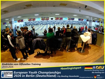 Foto des Albums: Fotoalbum 3 von den European Youth Championships 2026 in Berlin, City-Bowling Hasenheide