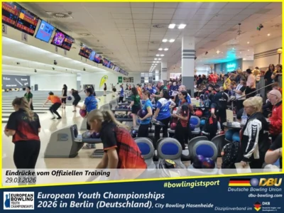 Foto des Albums: Fotoalbum 3 von den European Youth Championships 2026 in Berlin, City-Bowling Hasenheide