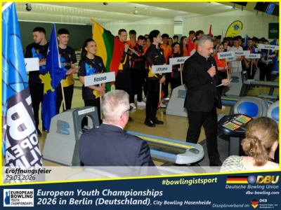Foto des Albums: Fotoalbum 3 von den European Youth Championships 2026 in Berlin, City-Bowling Hasenheide