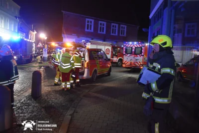 Foto des Albums: Brand in einem Gebäude in der Perleberger Innenstadt