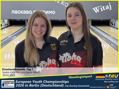 Foto des Albums: Fotoalbum 4 von den European Youth Championships 2026 in Berlin, City-Bowling Hasenheide