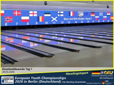 Foto des Albums: Fotoalbum 4 von den European Youth Championships 2026 in Berlin, City-Bowling Hasenheide
