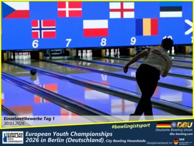 Foto des Albums: Fotoalbum 4 von den European Youth Championships 2026 in Berlin, City-Bowling Hasenheide
