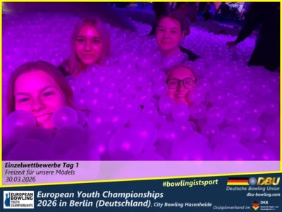 Foto des Albums: Fotoalbum 4 von den European Youth Championships 2026 in Berlin, City-Bowling Hasenheide
