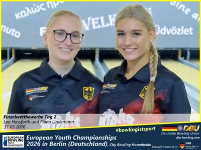 Foto des Albums: Fotoalbum 5 von den European Youth Championships 2026 in Berlin, City-Bowling Hasenheide