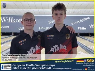 Foto des Albums: Fotoalbum 5 von den European Youth Championships 2026 in Berlin, City-Bowling Hasenheide