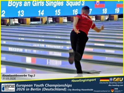 Foto des Albums: Fotoalbum 5 von den European Youth Championships 2026 in Berlin, City-Bowling Hasenheide