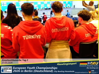 Foto des Albums: Fotoalbum 5 von den European Youth Championships 2026 in Berlin, City-Bowling Hasenheide
