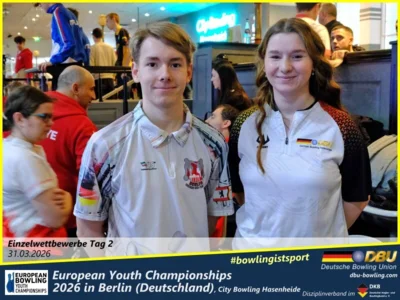 Foto des Albums: Fotoalbum 5 von den European Youth Championships 2026 in Berlin, City-Bowling Hasenheide