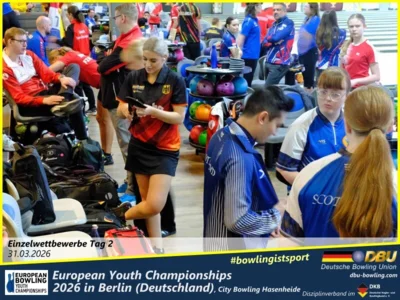 Foto des Albums: Fotoalbum 5 von den European Youth Championships 2026 in Berlin, City-Bowling Hasenheide
