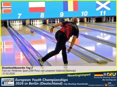 Foto des Albums: Fotoalbum 5 von den European Youth Championships 2026 in Berlin, City-Bowling Hasenheide