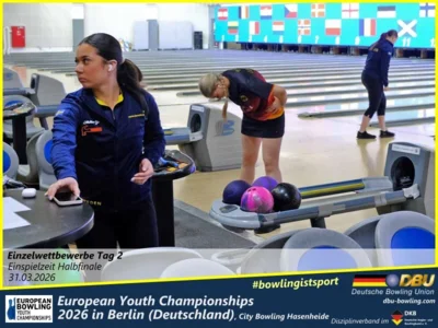Foto des Albums: Fotoalbum 5 von den European Youth Championships 2026 in Berlin, City-Bowling Hasenheide