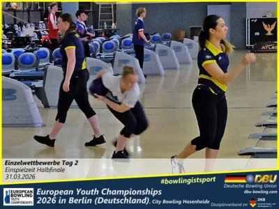 Foto des Albums: Fotoalbum 5 von den European Youth Championships 2026 in Berlin, City-Bowling Hasenheide