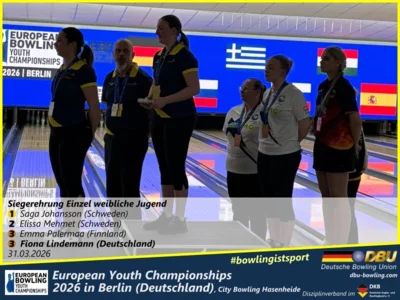 Foto des Albums: Fotoalbum 5 von den European Youth Championships 2026 in Berlin, City-Bowling Hasenheide