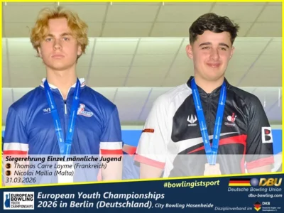 Foto des Albums: Fotoalbum 5 von den European Youth Championships 2026 in Berlin, City-Bowling Hasenheide