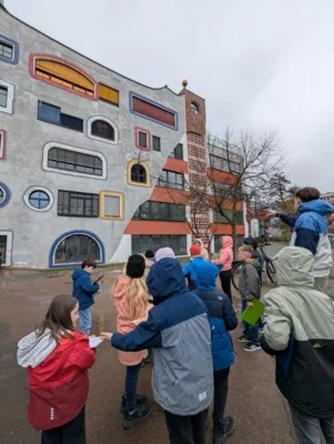 Foto des Albums: Exkursion Hundertwasserschule Wittenberg Klassen 4a und 4b