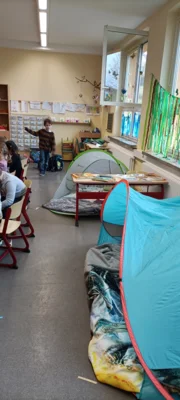 Foto des Albums: Lesewoche Klasse 1 - Vom Löwen der nicht schreiben konnte