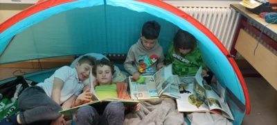 Foto des Albums: Lesewoche Klasse 1 - Vom Löwen der nicht schreiben konnte