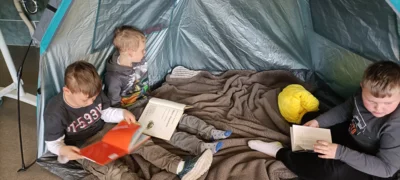 Foto des Albums: Lesewoche Klasse 1 - Vom Löwen der nicht schreiben konnte