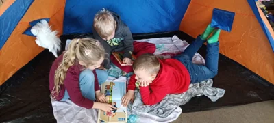 Foto des Albums: Lesewoche Klasse 1 - Vom Löwen der nicht schreiben konnte