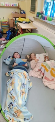 Foto des Albums: Lesewoche Klasse 1 - Vom Löwen der nicht schreiben konnte