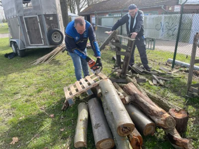 Foto des Albums: Aufbau Osterfeuer 2026