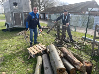 Foto des Albums: Aufbau Osterfeuer 2026