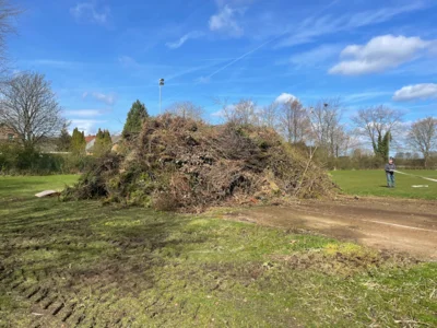Foto des Albums: Aufbau Osterfeuer 2026