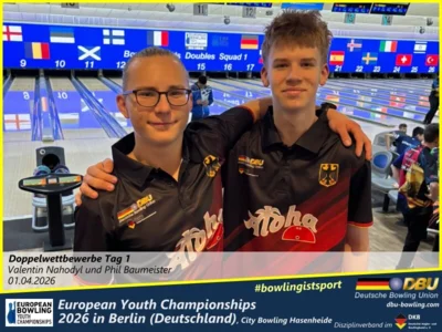 Foto des Albums: Fotoalbum 6 von den European Youth Championships 2026 in Berlin, City-Bowling Hasenheide