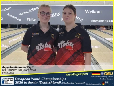 Foto des Albums: Fotoalbum 6 von den European Youth Championships 2026 in Berlin, City-Bowling Hasenheide