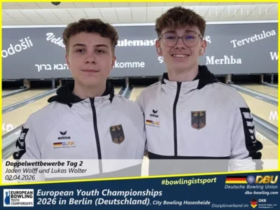 Foto des Albums: Fotoalbum 7 von den European Youth Championships 2026 in Berlin, City-Bowling Hasenheide