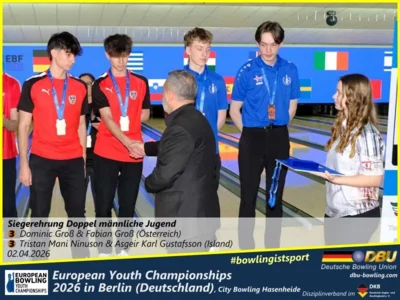 Foto des Albums: Fotoalbum 7 von den European Youth Championships 2026 in Berlin, City-Bowling Hasenheide