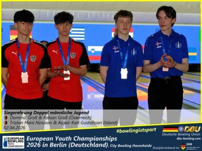 Foto des Albums: Fotoalbum 7 von den European Youth Championships 2026 in Berlin, City-Bowling Hasenheide